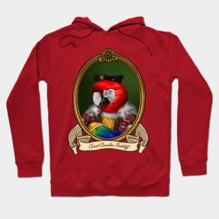 Renaissance Bird - Count Cornelius Radcliff (A Scarlet Macaw) Hoodie